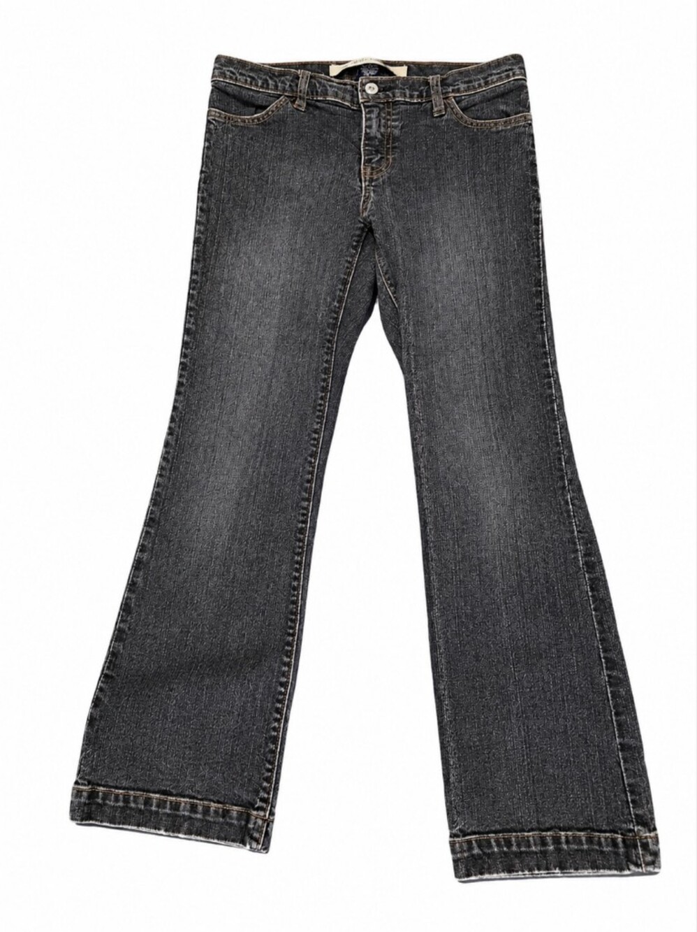 GAP Long And Lean Black Washed Stretch Ankle Jean